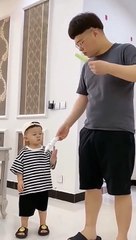 Small baby naughty boy very funny