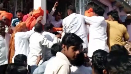 हर्षोल्लास के साथ बालाजी की प्रतिमा स्थापित