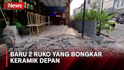 Akan Dibongkar, Begini Suasana Terbaru Ruko yang Caplok Bahu Jalan di Pluit
