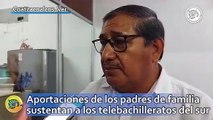 Aportaciones de los padres de familia sustentan a los telebachilleratos del sur