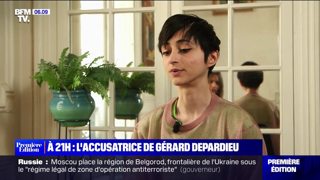 "Je sais qu'il s'est passé quelque chose de très grave, mais je vais mettre un petit peu de temps pour le conscientiser": l'accusatrice de Gérard Depardieu témoigne