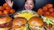 SPICY KOREAN FRIED CHICKEN, SPICY SAMYANG FIRE NOODLES WITH CHEESE, LOUIS CHICKEN BURGERS | EATING