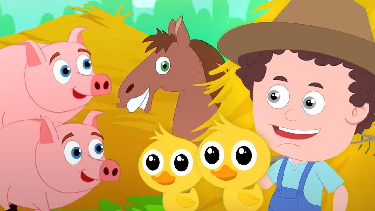 Old MacDonald Had A Farm, Nursery Rhyme For Kids