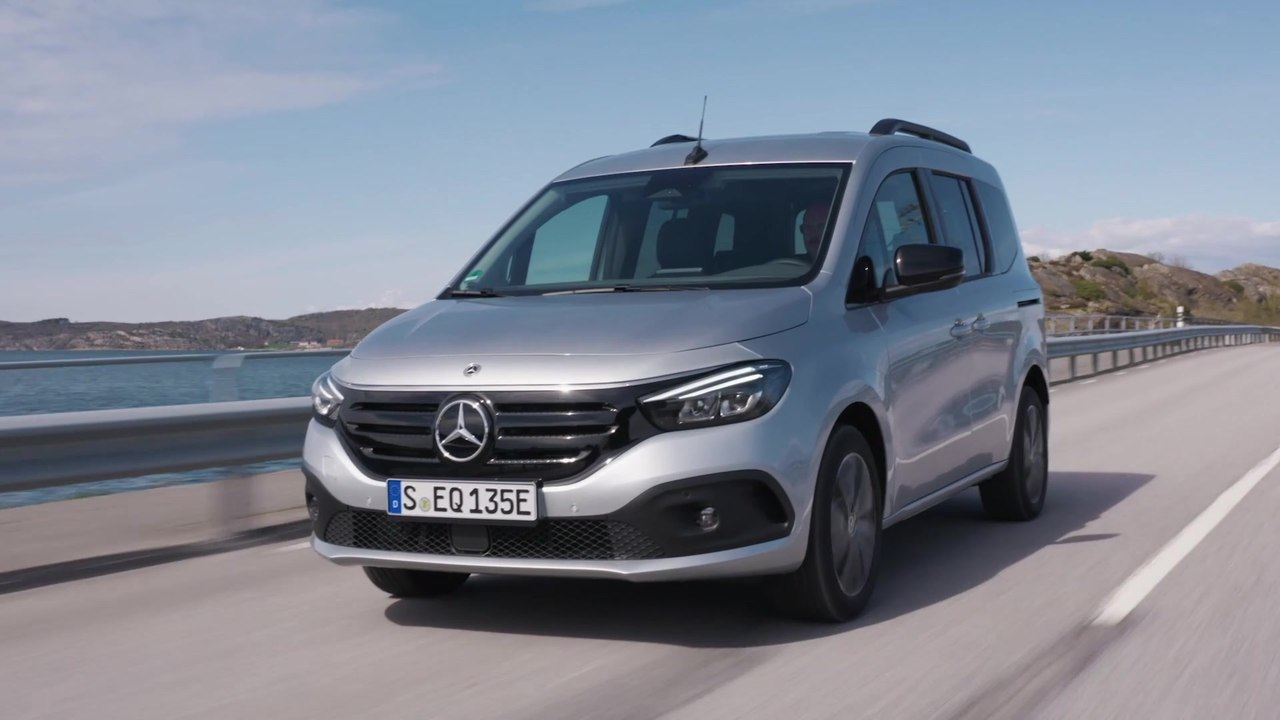 Neu entwickelter Small Van für den freizeitaktiven Alltag - der EQT von Mercedes-EQ