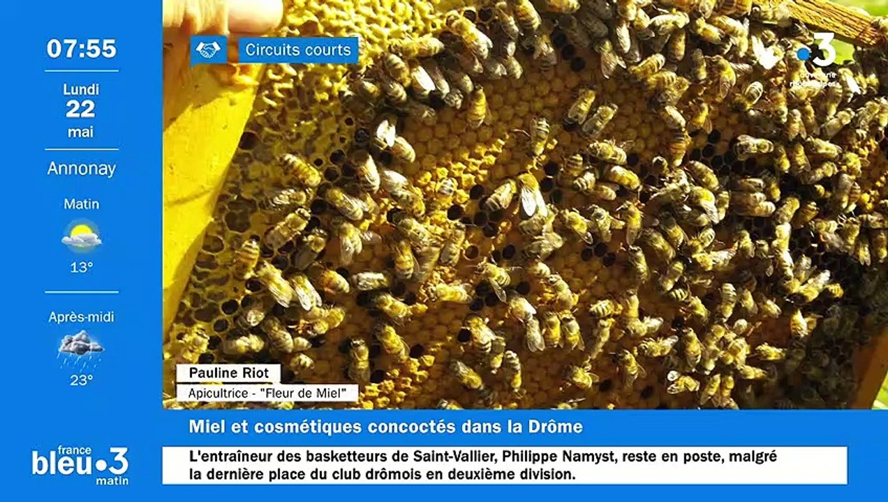 À Piégros-La-Clastre, "Fleur de Miel", miels de qualité et cosmétiques naturels à base de produits de la ruche
