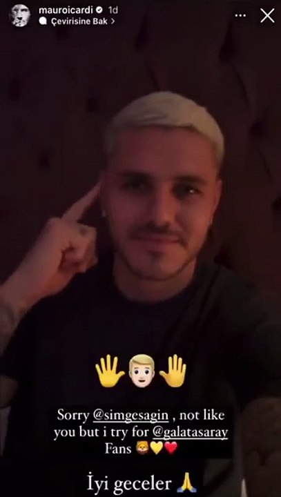 Icardi Aşkın Olayım şarkısını söyledi! Icardi Aşkın Olayım video izle!