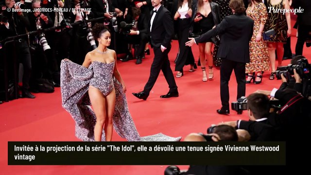 J'ai pris du poids... : Léna Situations, époustouflante en bustier-body à Cannes, répond aux attaques sur son physique