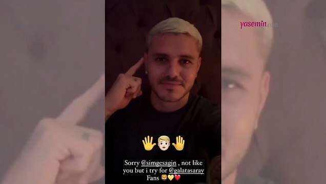 Icardi'den Simge Sağın'a mesaj! Aşkın Olayım performansı ile...