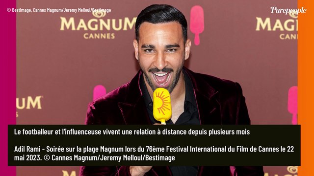 Adil Rami au Festival de Cannes en amoureux : Léna Guillou divine dans une robe rouge très sexy