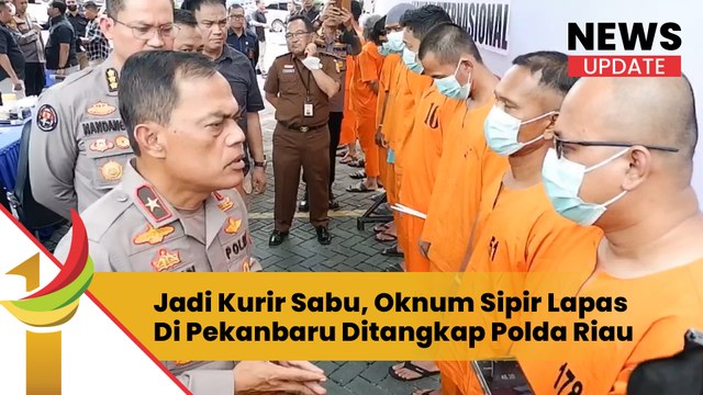 Jadi Kurir Sabu, Oknum Sipir Lapas Di Pekanbaru Ditangkap Polda Riau