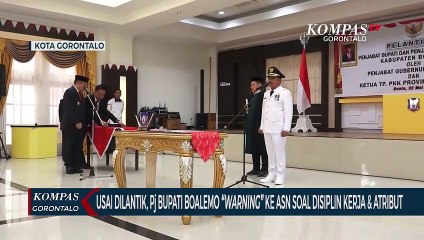 Usai Dilantik,Penjabat Bupati Boalemo Warning Ke ASN Soal Disiplin Kerja & Atribut