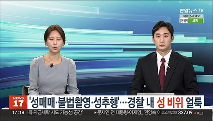'성매매·불법촬영·성추행'…경찰내 '성 비위' 얼룩
