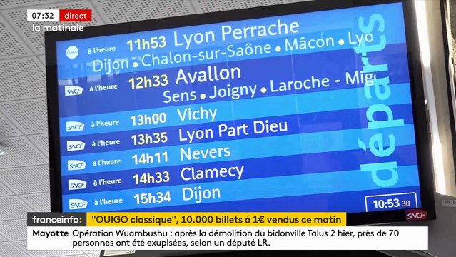 La mise en vente ce matin de 10.000 billets OuiGo à 1 euro provoque frustration et colère de la part des usagers