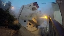 الجيش الاسرائيلي يفجر منزل فلسطيني نفذ هجوما ضد اسرائيليين
