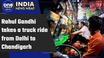 Rahul Gandhi takes a truck ride from Delhi to Chandigarh, interacts with drivers | Oneindia News