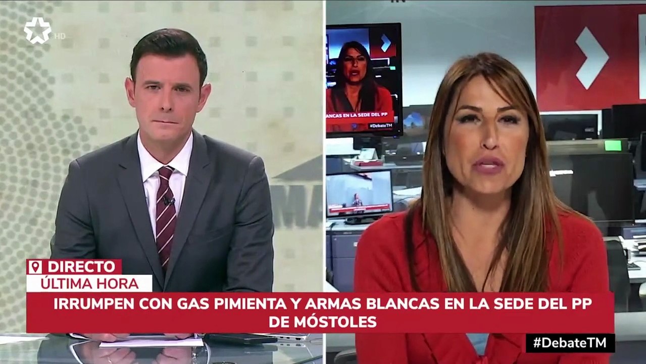 El gazapo de una periodista en Telemadrid: "Hemos hablado con los compañeros del PP de Móstoles"