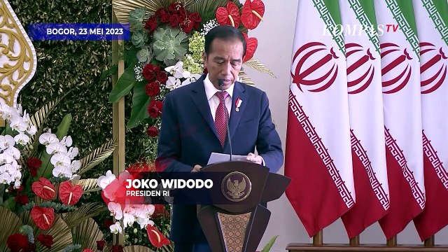 Potret Perlakuan Jokowi Membantu Presiden Iran Usai Bersama Tanam Pohon di Istana Bogor