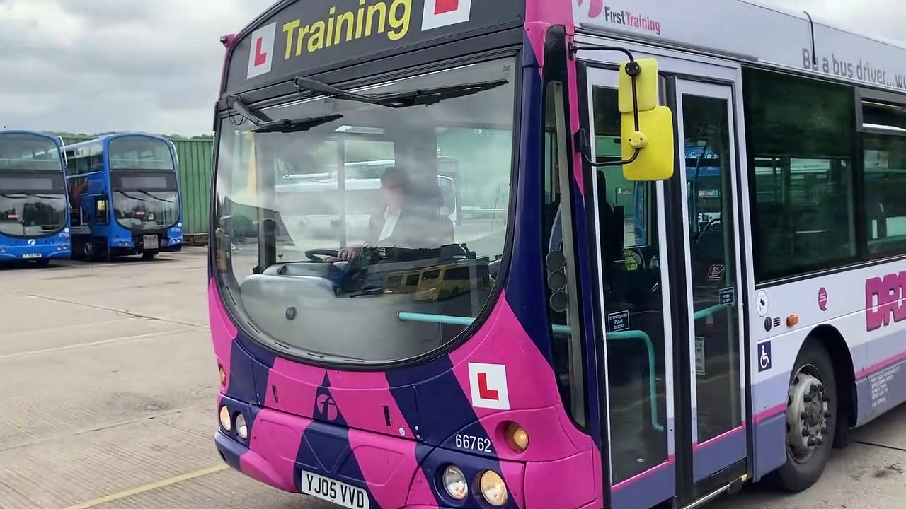 MP for the Calder Valley Craig Whittaker learns to drive a bus