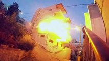 الجيش الاسرائيلي يفجر منزل فلسطيني نفذ هجوما ضد اسرائيليين