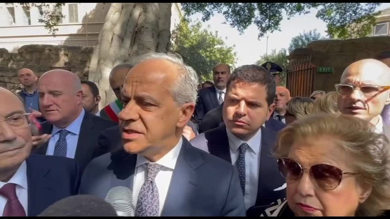 Piantedosi: la lezione di Falcone fondamentale per la lotta alla mafia