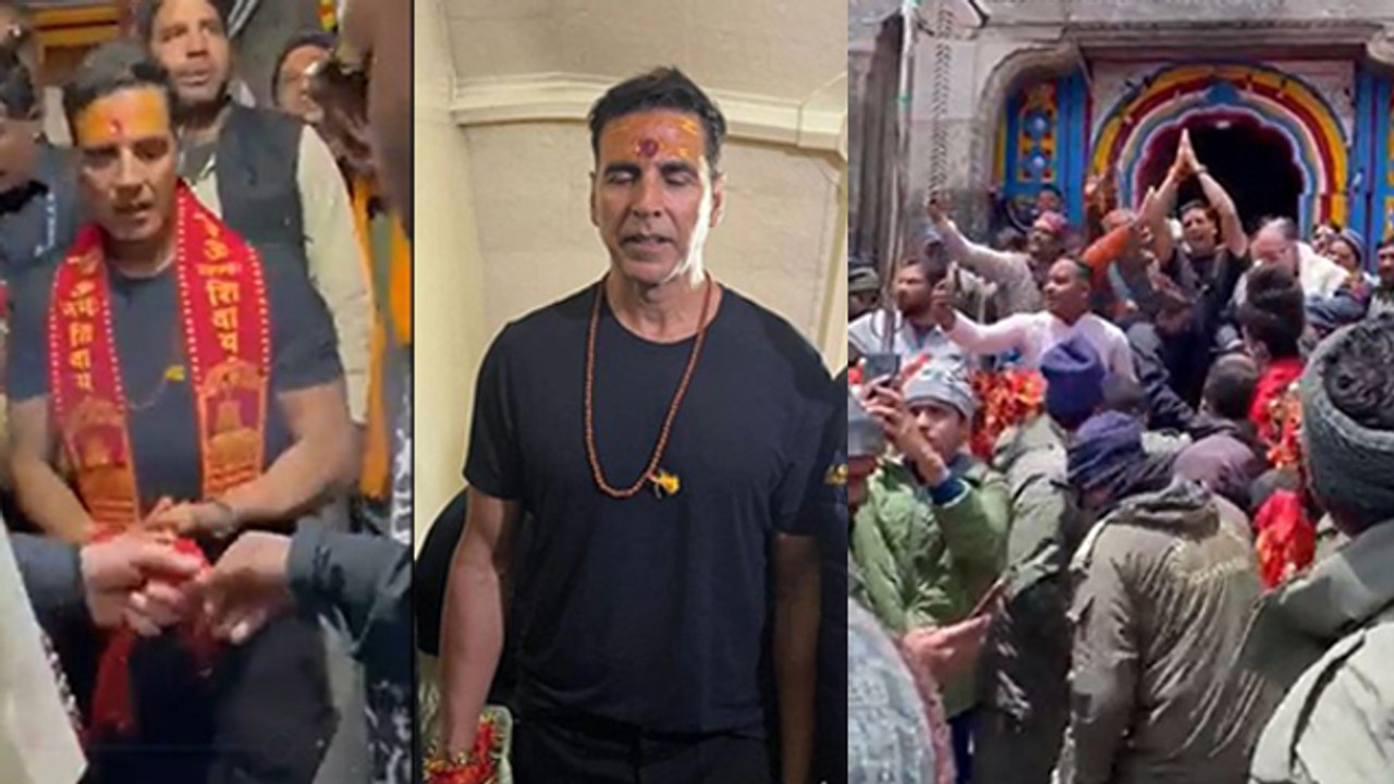 Akshay Kumar Kedarnath Mandir Darshan Video Viral, Fans की भीड़.. | Boldsky