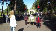 Strage Capaci, Meloni depone una corona nel parco Falcone e Borsellino