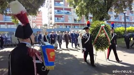 Strage Capaci, Meloni depone una corona nel parco Falcone e Borsellino