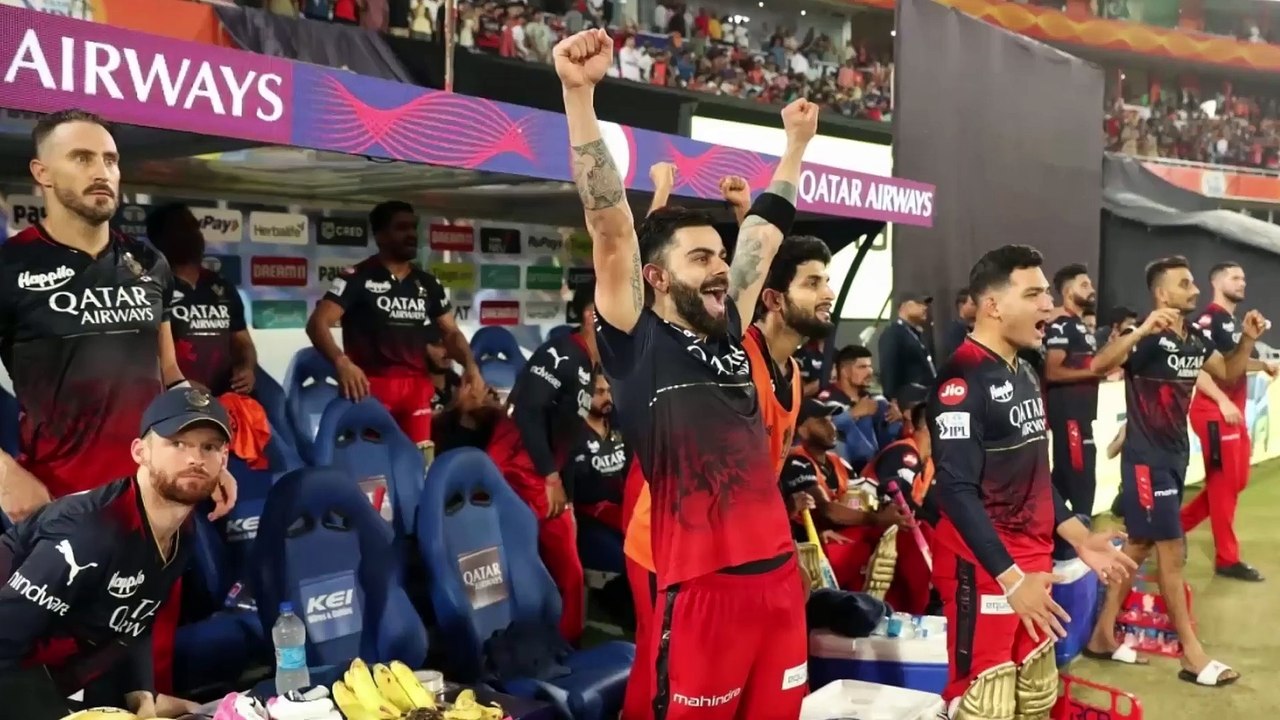 Virat Kohli heart winning gesture for SRH Youngsters after Match Winning Century against Hyderabad