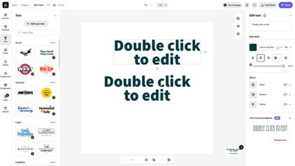 Adobe Express Course Section 3 Working with Text