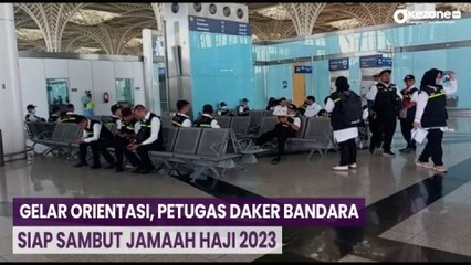 Download Video: Gelar Orientasi, Petugas Daker Bandara Siap Sambut Jamaah Haji 2023