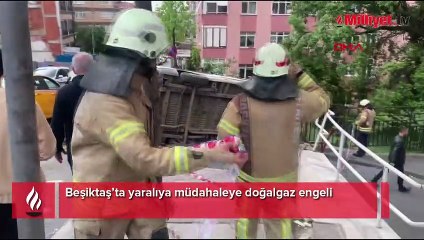 Yaralıya müdahaleye doğalgaz engeli