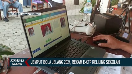 Jemput Bola Jelang Pemilu 2024, Disdukcapil Sragen Keliling Sekolah Rekam E-KTP!