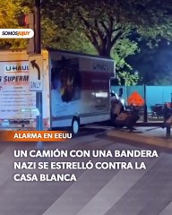 Alerta en EEUU por un camión que se estrelló en la Casa Blanca
