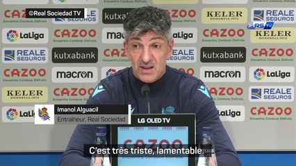 Alguacil : “Cela ne rend service ni au football, ni à la société, ni à personne”