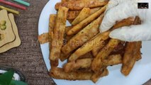 When you have 4 potatoes, prepare this potatoe dish. It's very tasty | potatoe sticks