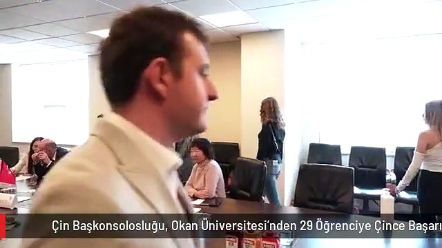 Çin Başkonsolosluğu, Okan Üniversitesi'nden 29 Öğrenciye Çince Başarı Bursu Verdi