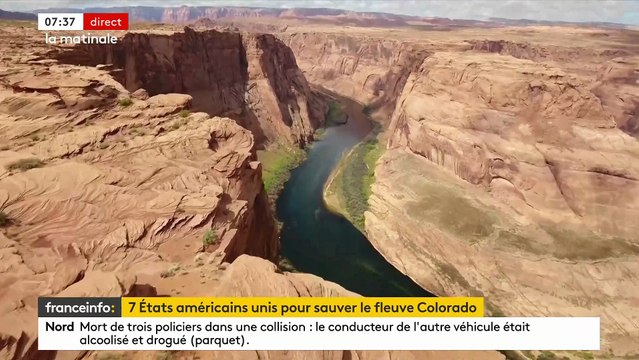Etats-Unis: Un accord historique entre sept Etats de l’Ouest américain concernant la protection du fleuve Colorado, dont le flux s’amenuise alors qu’il approvisionne en eau des dizaines de millions de personnes - VIDEO