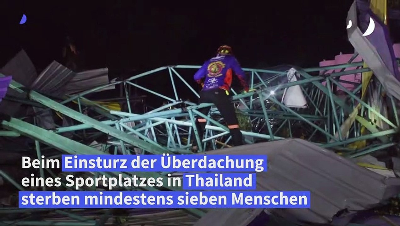 Mehrere Tote durch Einsturz eines Dachs in Thailand