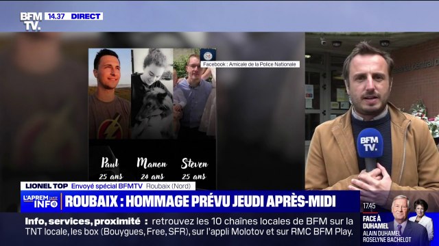 Mort de trois policiers dans le Nord: l'hommage national aura lieu à Roubaix ce jeudi après-midi