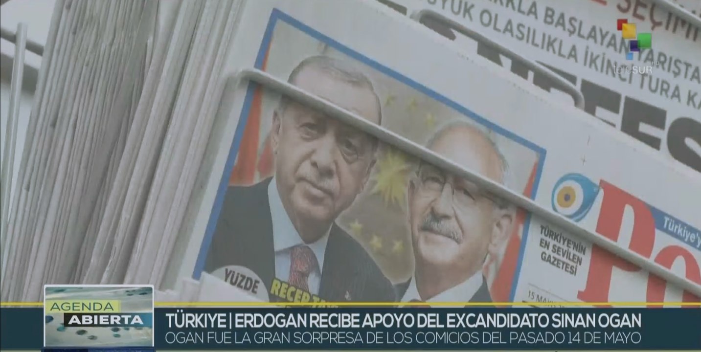 Excandidato Sinan Ogan respalda a presidente de Türkiye en comicios