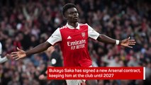 Breaking News - Bukayo Saka signs new Arsenal deal until 2027