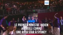 En visite à Sydney, Narendra Modi accueilli comme une rock star par la diaspora indienne