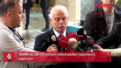 TBMM'de 28'inci dönem milletvekilleri kayıtlarını yaptırıyor