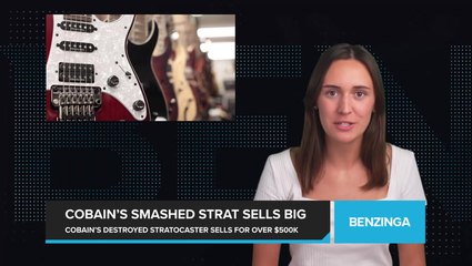 Kurt Cobain's Smashed Strat Sells Big