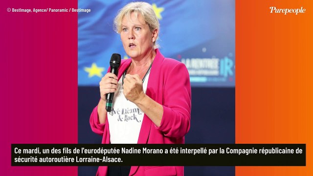 Nadine Morano : L'un de ses fils placé en garde à vue après un accident de la route, il était sous l'emprise de la cocaïne