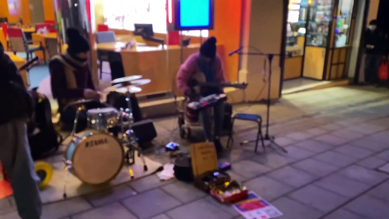 Fukushima Dolphin - Busking in Brighton