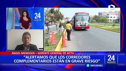 Gerente de la ACTU pide mejoras en los corredores complementarios para seguir operando