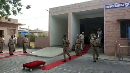 जोधपुर पुलिस आइजी ने किया वृत कार्यालय का निरीक्षण