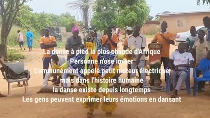 La "danse des pieds chauds" la plus populaire d'Afrique, jusqu'à présent personne n'ose l'imiter, communément appelée petit moteur électrique !