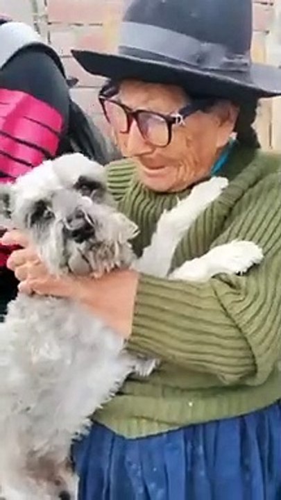 Aparece perrito ‘Raylu’ de abuelita de 103 años y vuelven a ser felices juntos